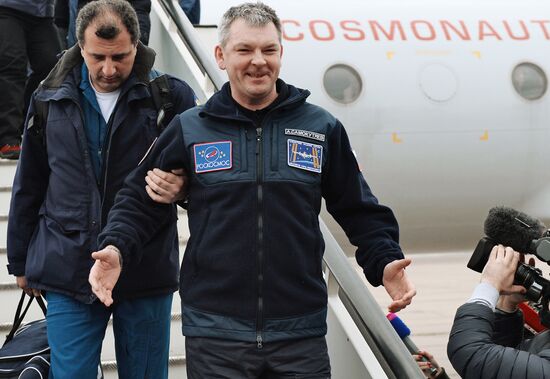 Встреча экипажа МКС 41/42 экспедиции