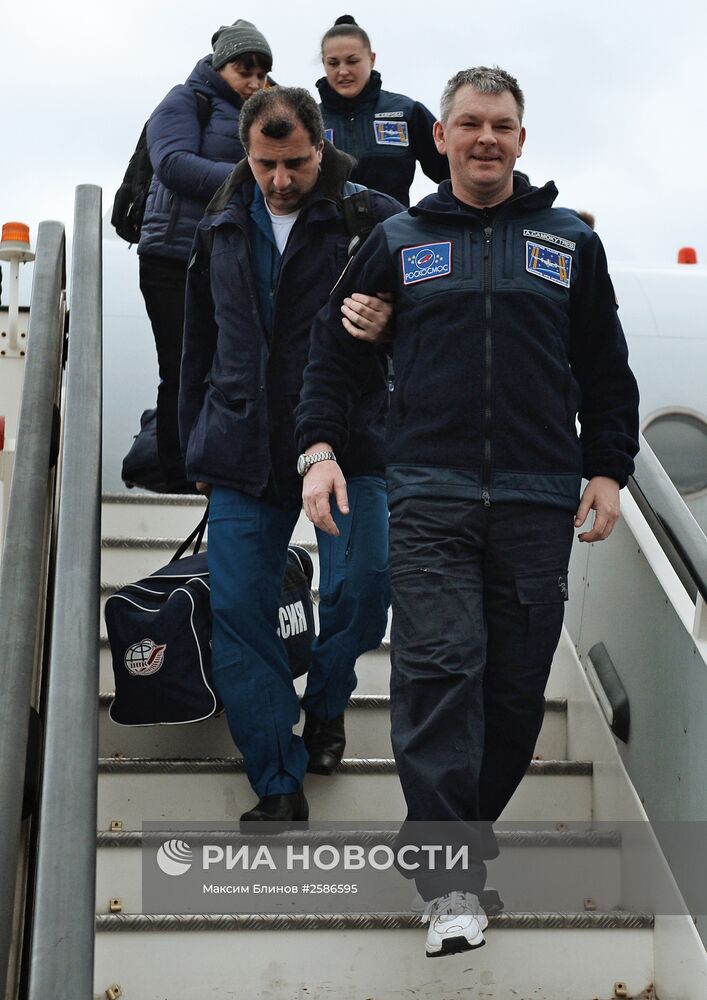 Встреча экипажа МКС 41/42 экспедиции