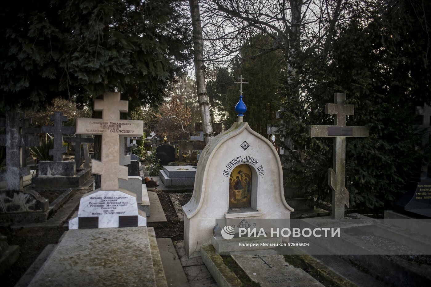 Кладбище Сент-Женевьев-де-Буа во Франции