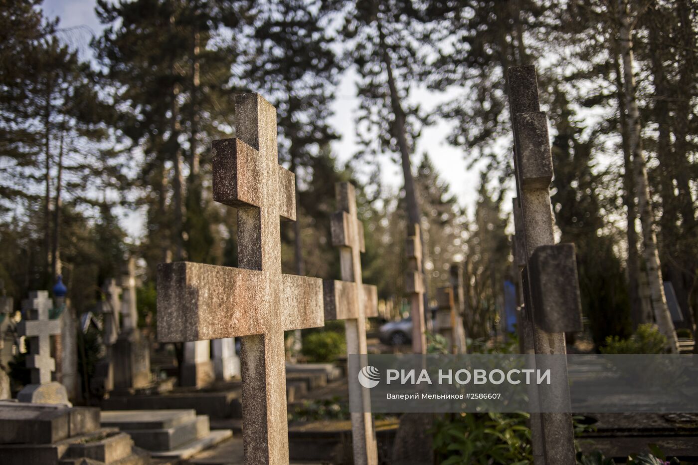 Кладбище Сент-Женевьев-де-Буа во Франции