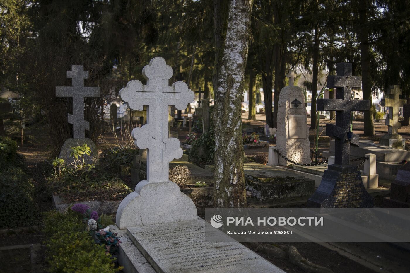 Кладбище Сент-Женевьев-де-Буа во Франции