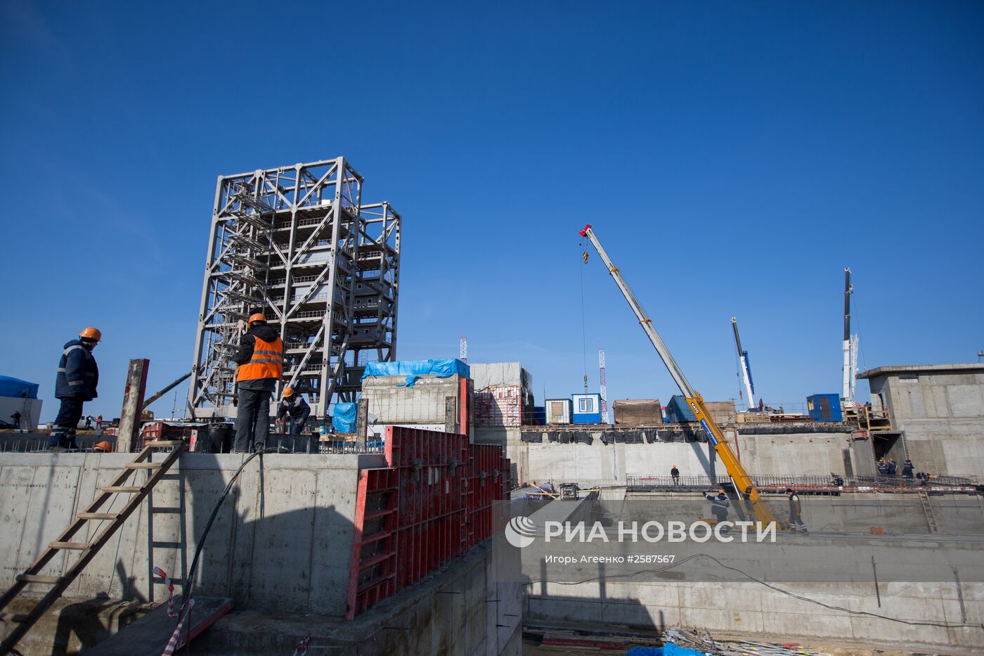 Строительство космодрома "Восточный" в Амурской области