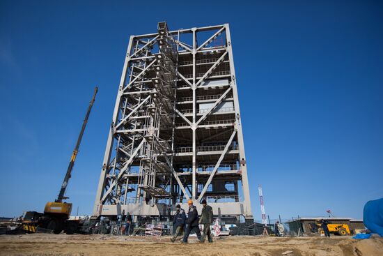 Строительство космодрома "Восточный" в Амурской области