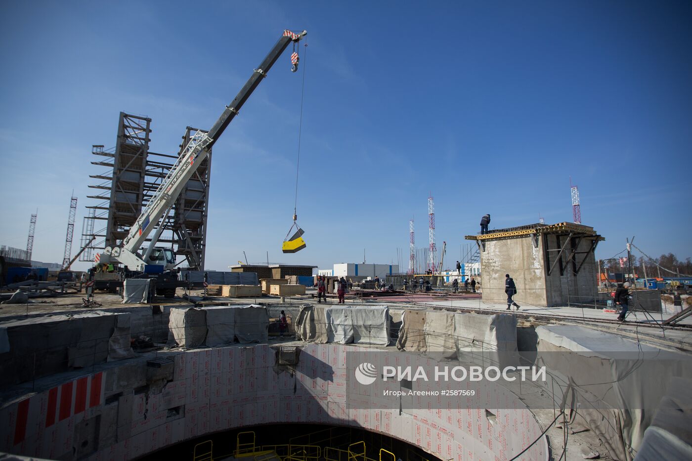 Строительство космодрома "Восточный" в Амурской области