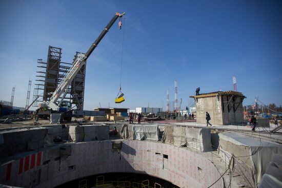 Строительство космодрома "Восточный" в Амурской области