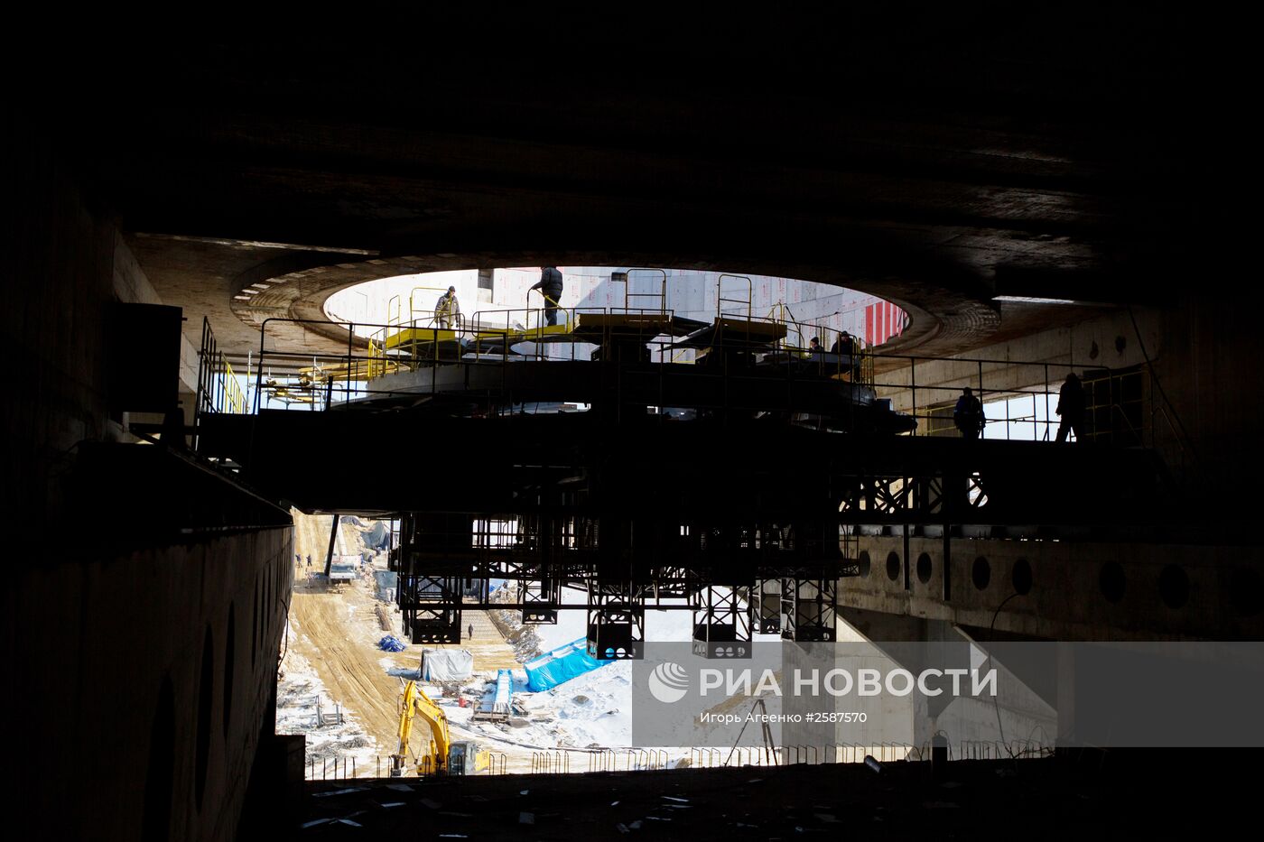 Строительство космодрома "Восточный" в Амурской области