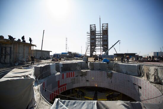 Строительство космодрома "Восточный" в Амурской области