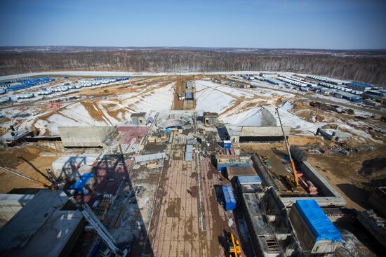 Строительство космодрома "Восточный" в Амурской области