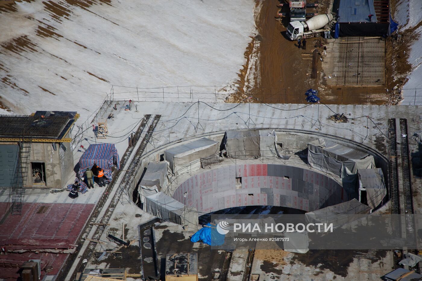 Строительство космодрома "Восточный" в Амурской области