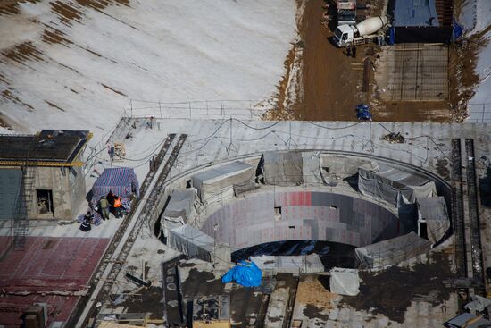 Строительство космодрома "Восточный" в Амурской области
