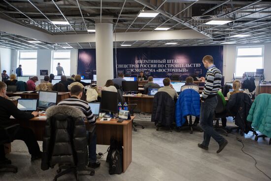 Строительство космодрома "Восточный" в Амурской области