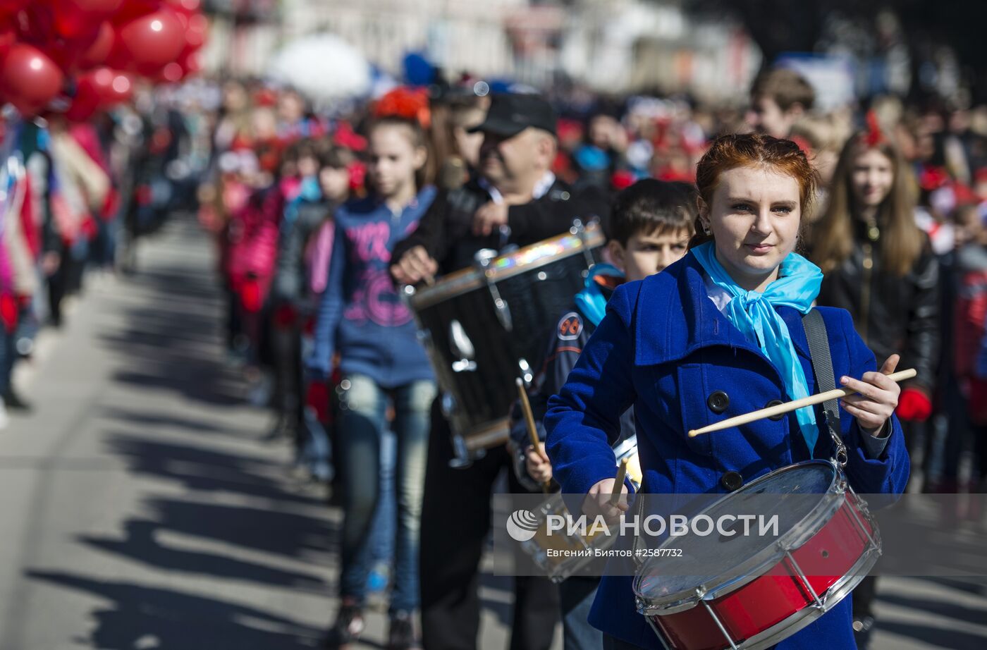 Празднование годовщины "Крымской весны" в Симферополе