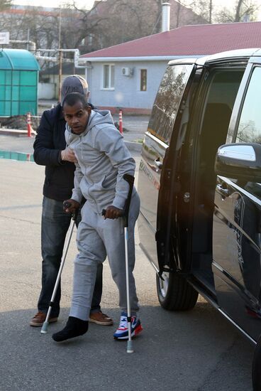 Жоаозиньо встретился с болельщиками ФК "Краснодар" перед операцией в Германии