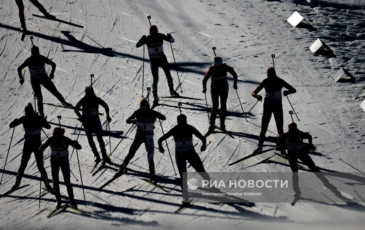 Биатлон. Чемпионат мира. Женщины. Масс-старт