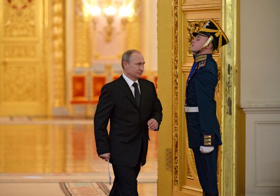 Президент России В.Путин провел 36-е заседание Российского оргкомитета "Победа"