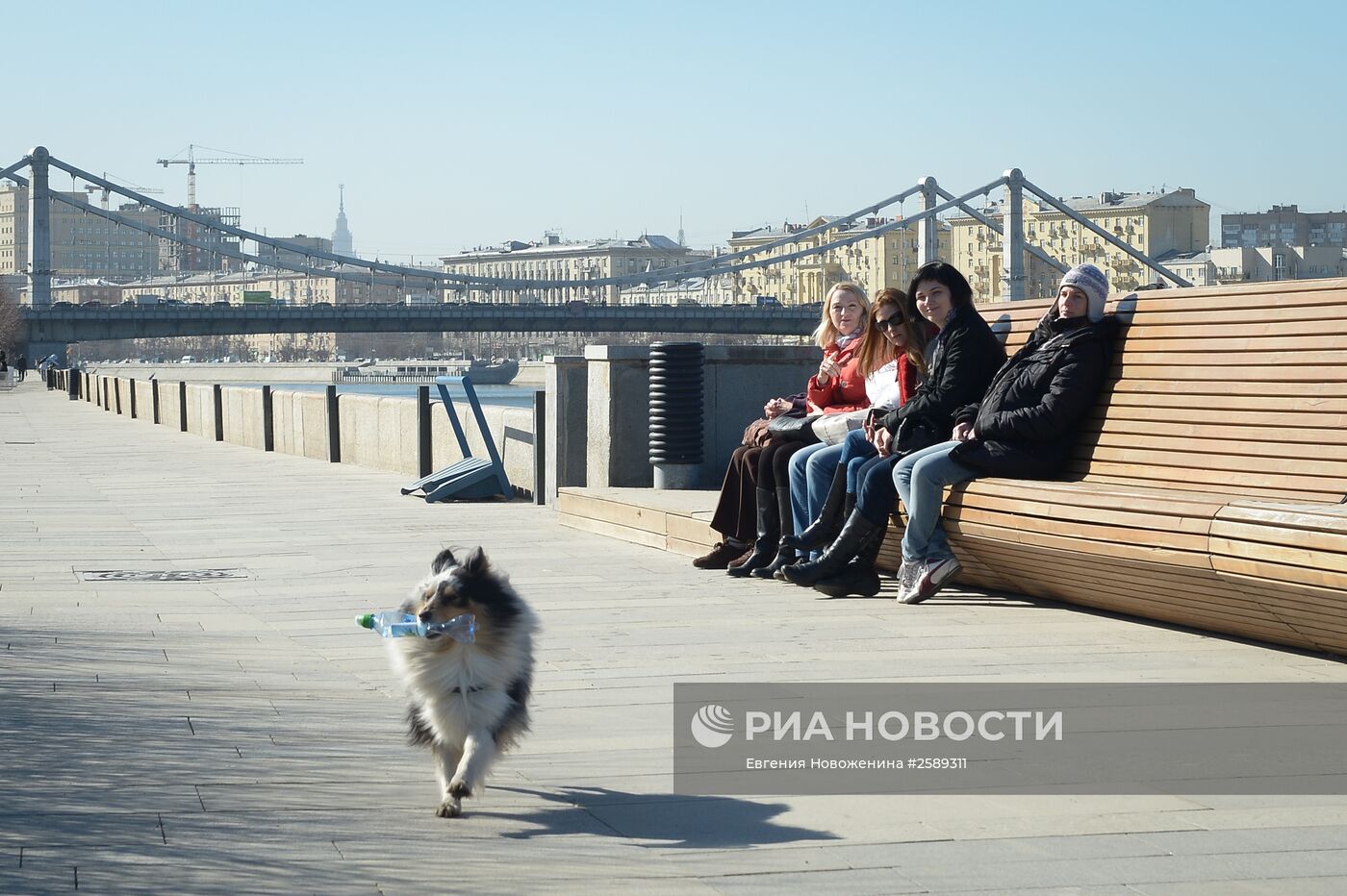 Теплая погода в Москве