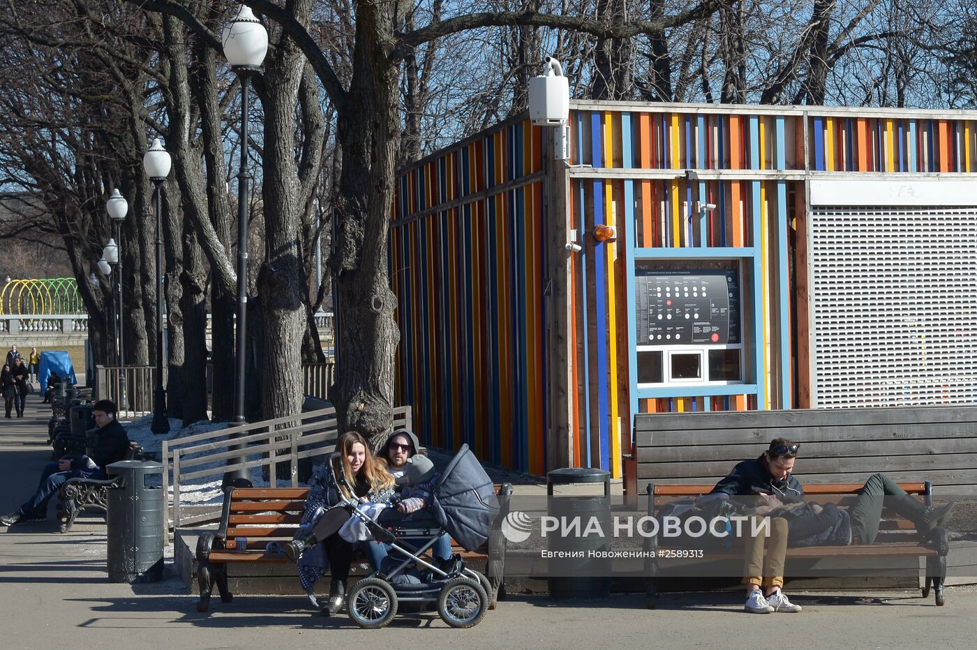 Теплая погода в Москве