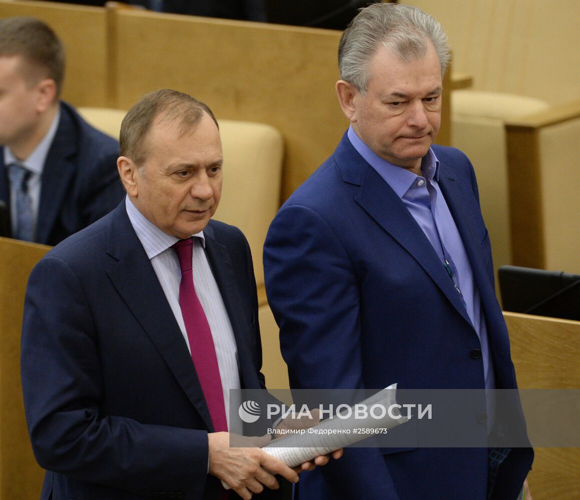 Пленарное заседание Госдумы РФ