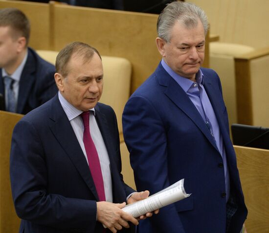 Пленарное заседание Госдумы РФ