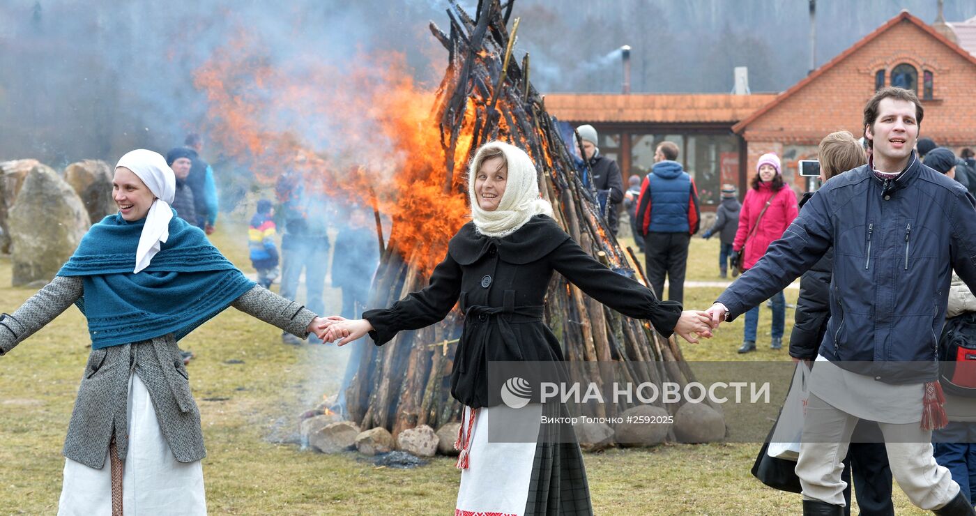 Белорусский народный праздник "Зазывание весны"