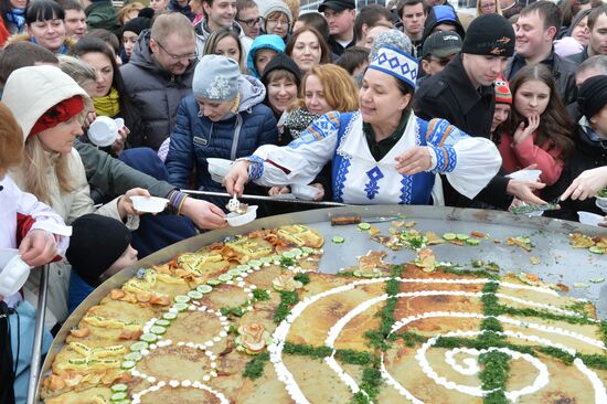 Белорусский народный праздник "Зазывание весны"