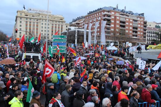 "Марш достоинства" в Мадриде
