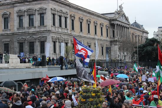 "Марш достоинства" в Мадриде
