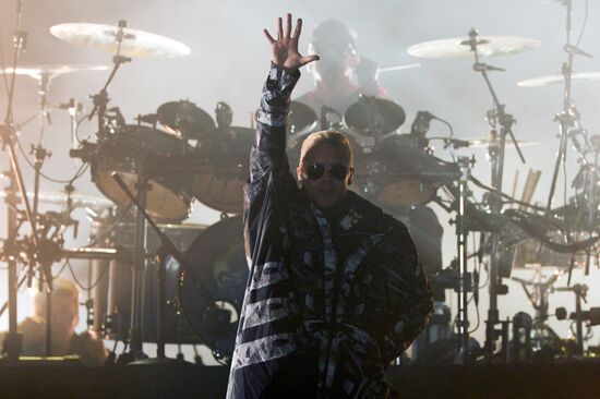 Концерт группы "30 seconds to Mars" в Москве