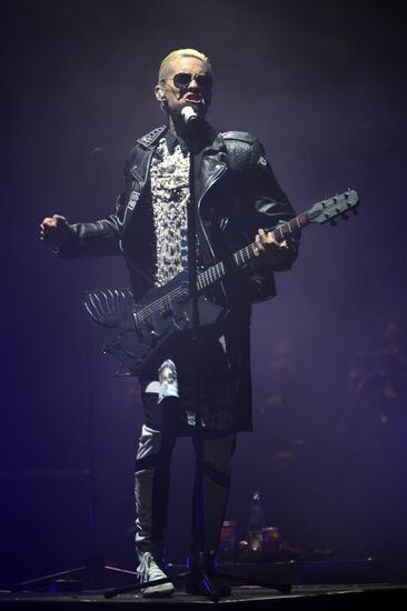 Концерт группы "30 seconds to Mars" в Москве