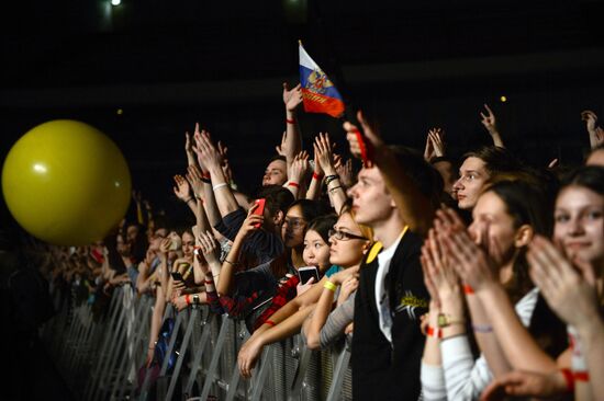 Концерт группы "30 seconds to Mars" в Москве