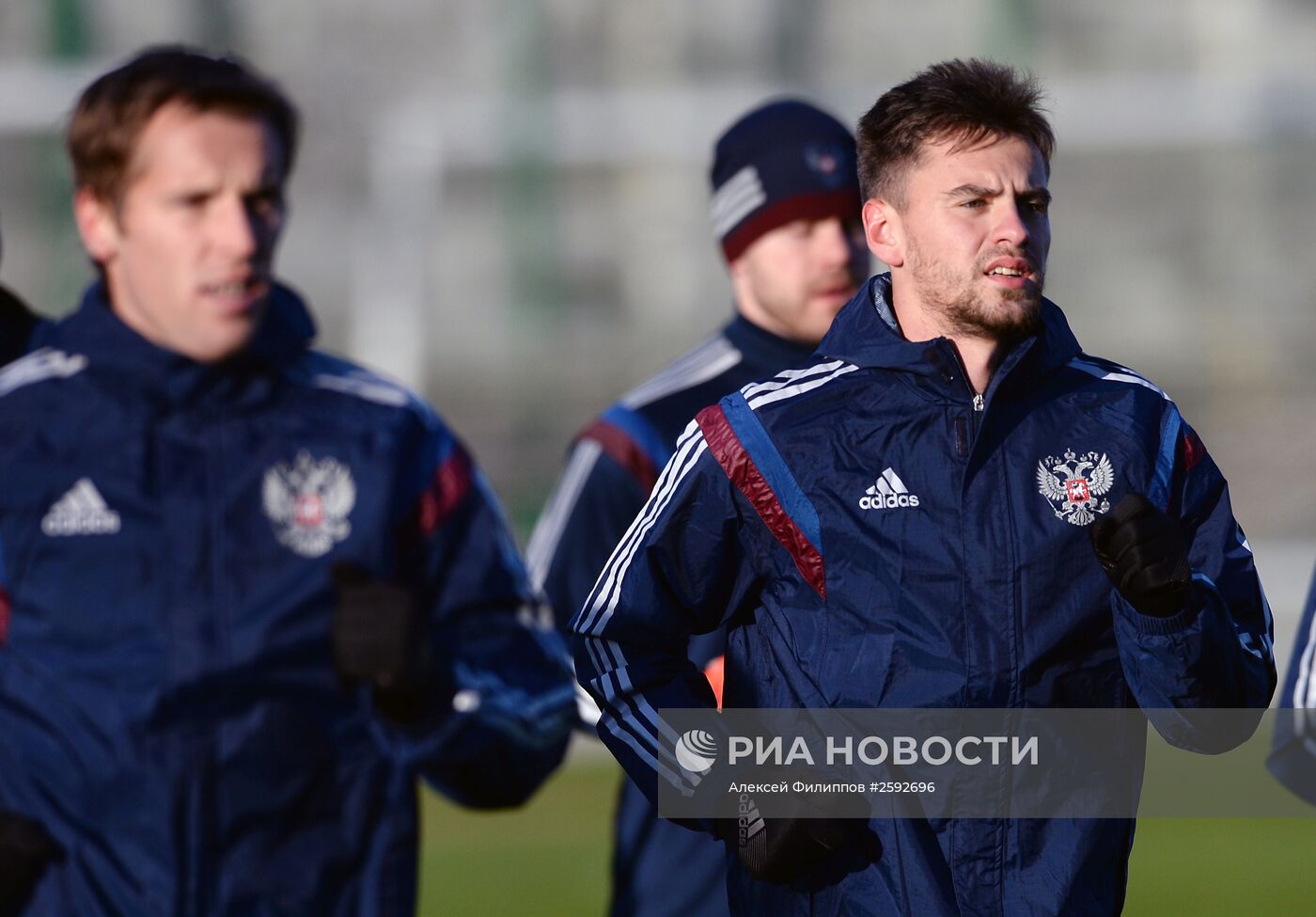Футбол. Тренировка сборной России
