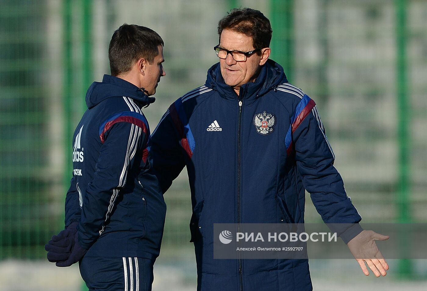 Футбол. Тренировка сборной России