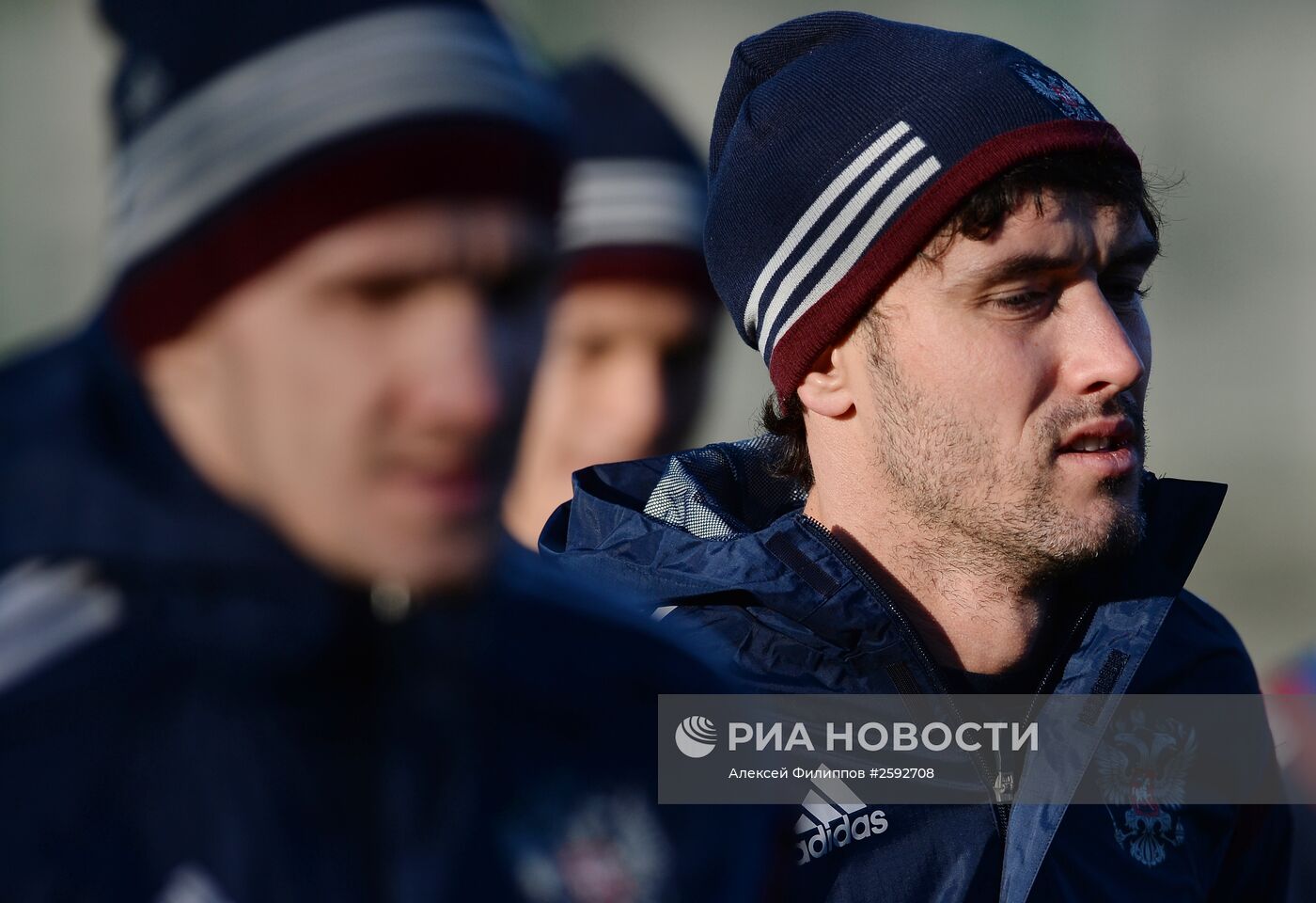 Футбол. Тренировка сборной России