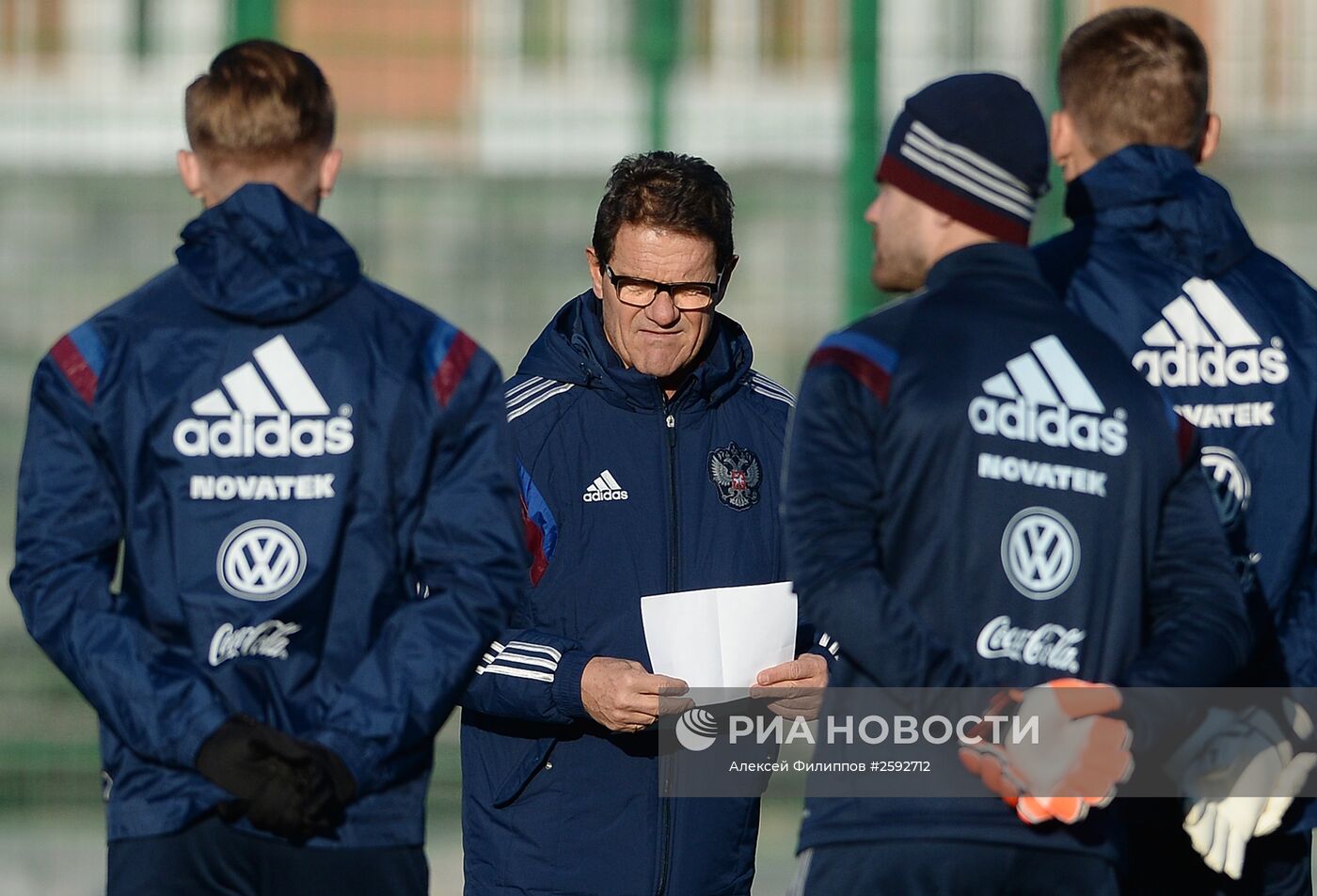 Футбол. Тренировка сборной России