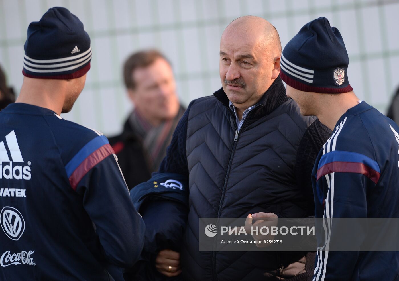 Футбол. Тренировка сборной России