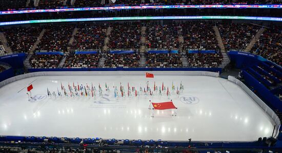 Церемония открытия чемпионата мира по фигурному катанию в Шанхае