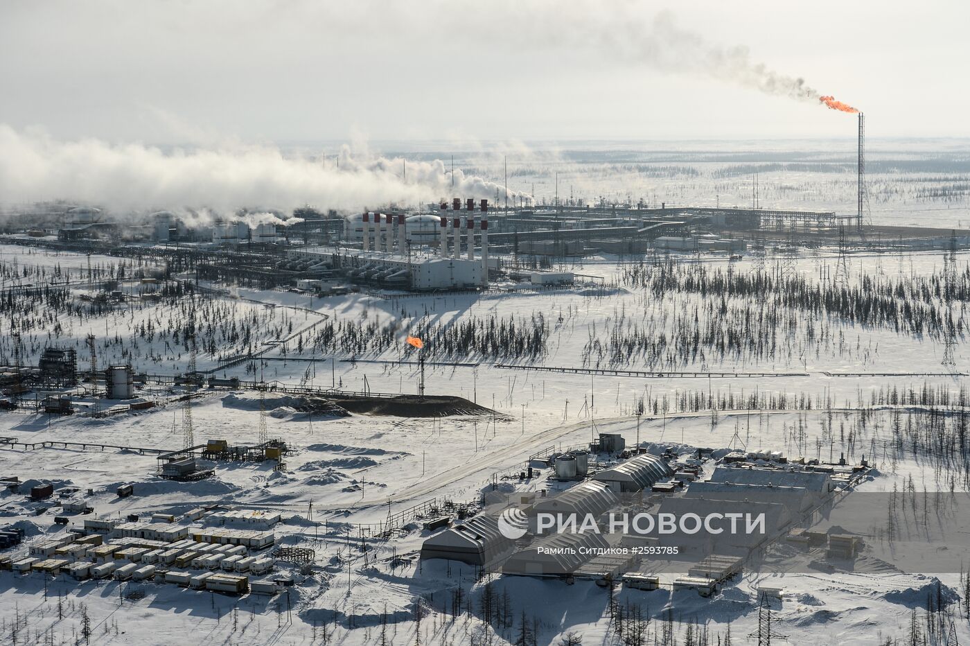 Ванкорское нефтегазовое месторождение в Красноярском крае