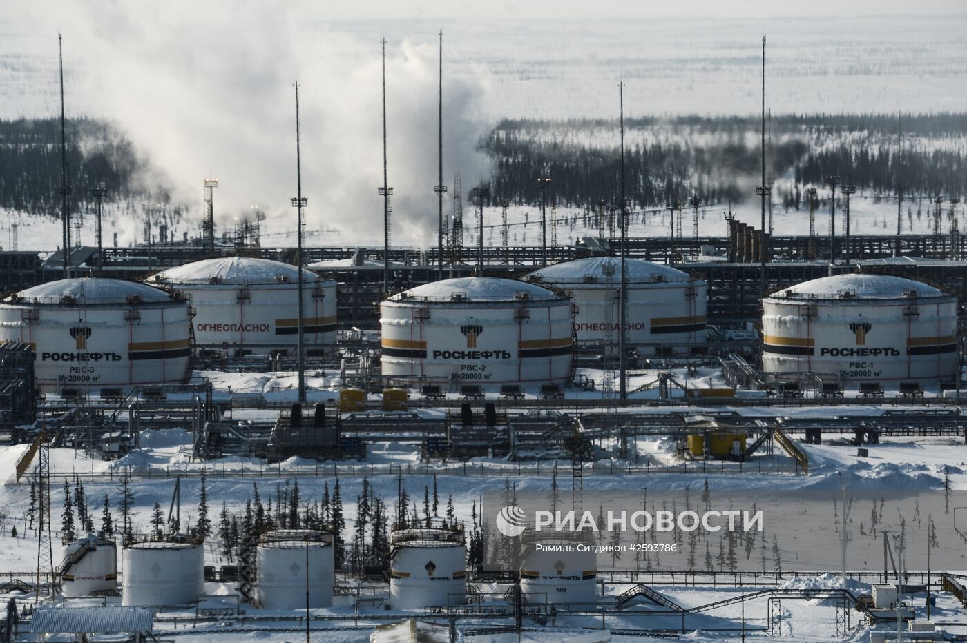 Ванкорское нефтегазовое месторождение в Красноярском крае