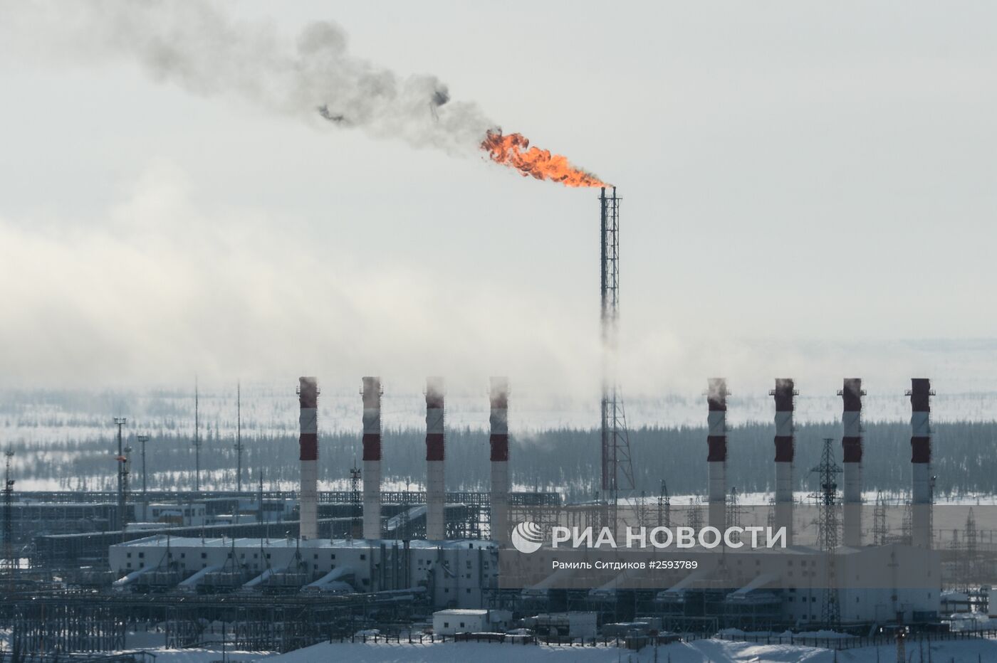 Ванкорское нефтегазовое месторождение в Красноярском крае