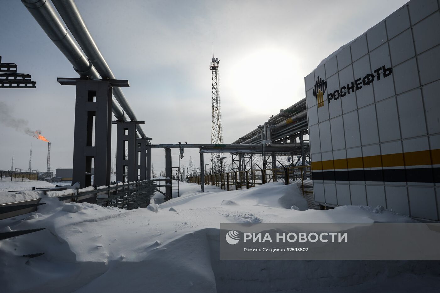 Ванкорское нефтегазовое месторождение в Красноярском крае