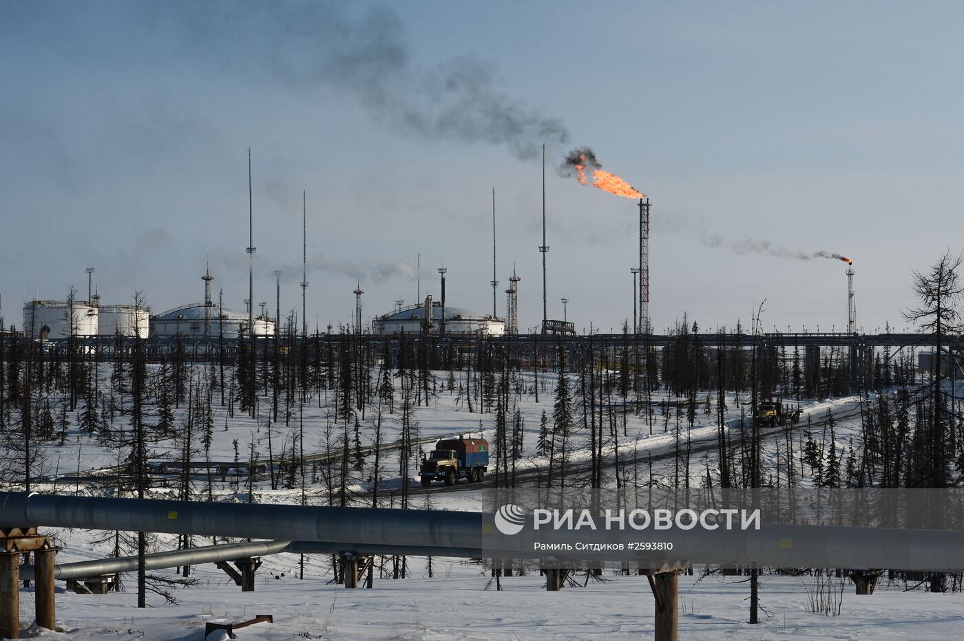 Ванкорское нефтегазовое месторождение в Красноярском крае