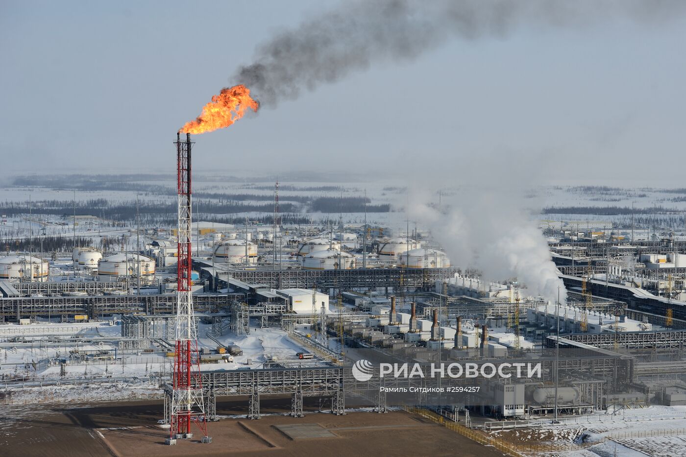 Ванкорское нефтегазовое месторождение в Красноярском крае