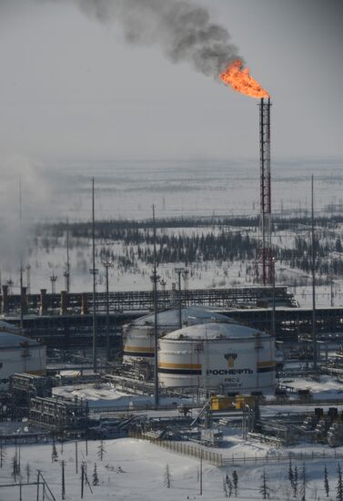 Ванкорское нефтегазовое месторождение в Красноярском крае