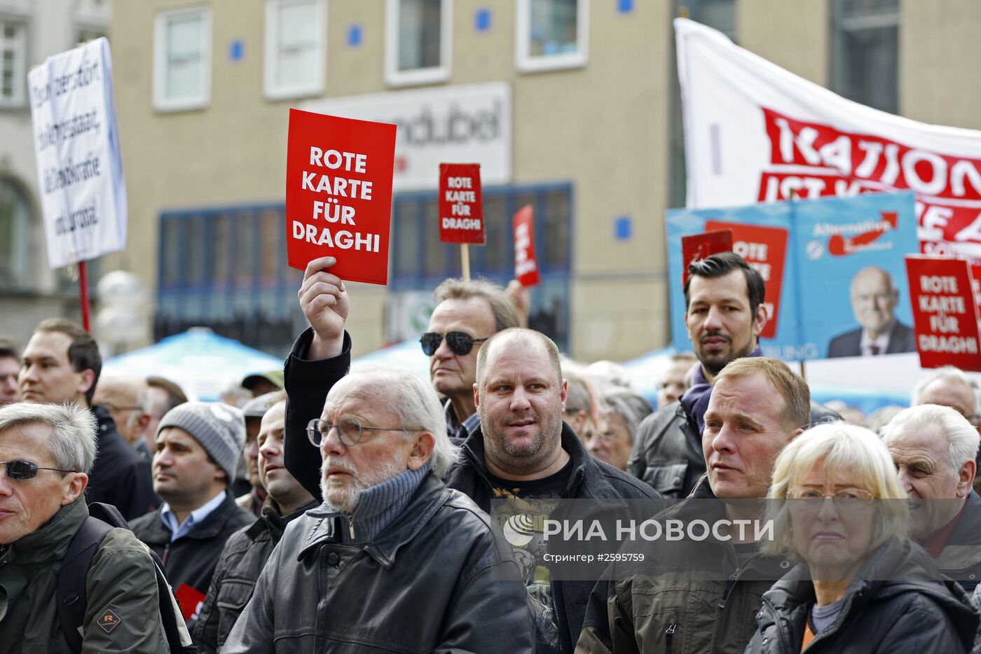 Демонстрация против мер строгой экономии в Евросоюзе