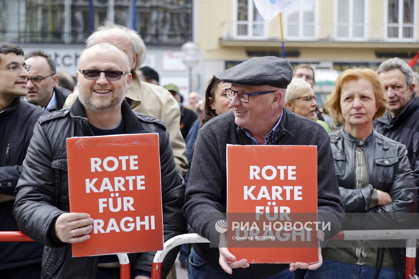 Демонстрация против мер строгой экономии в Евросоюзе