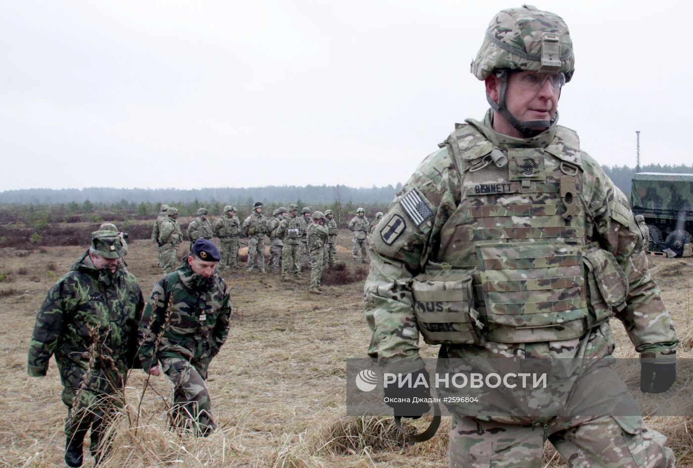 Военные учения НАТО Operation Summer Shield на полигоне Адажи в Латвии