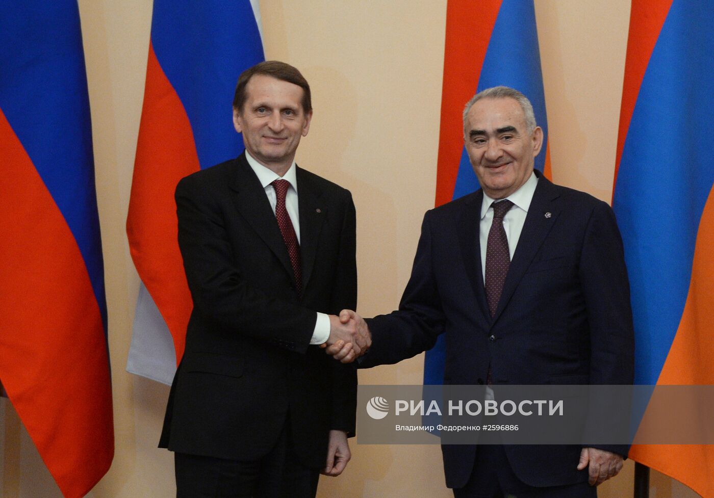Рабочая поездка председателя Госдумы РФ С.Нарышкина в Армению