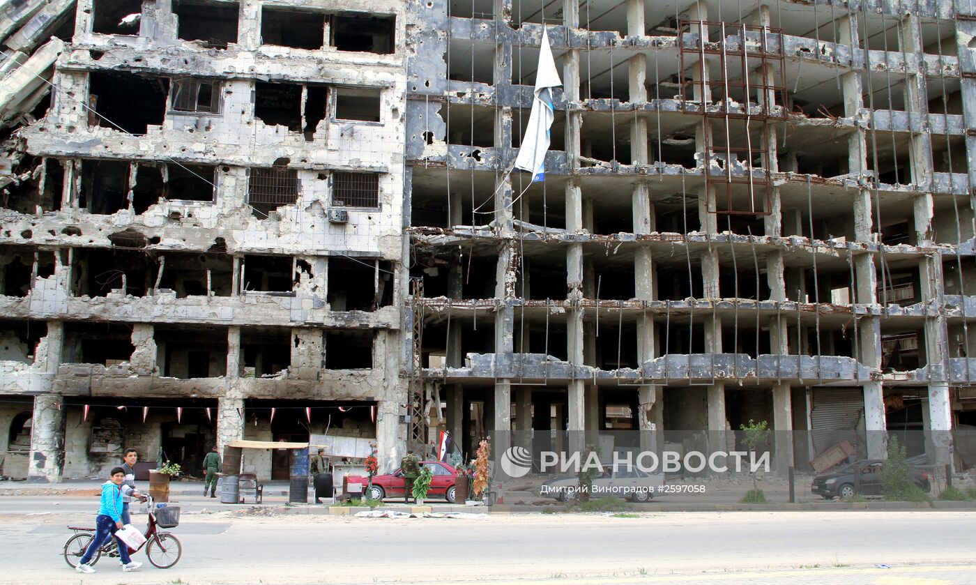 Ситуация в сирийском городе Хомс