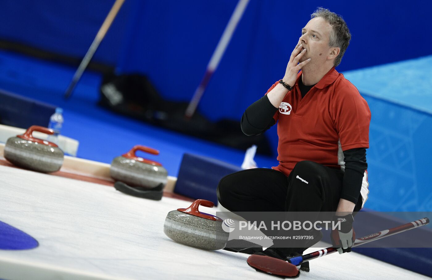 Сурдлимпиада 2015. Керлинг. Мужчины. Матч Швейцария – Россия