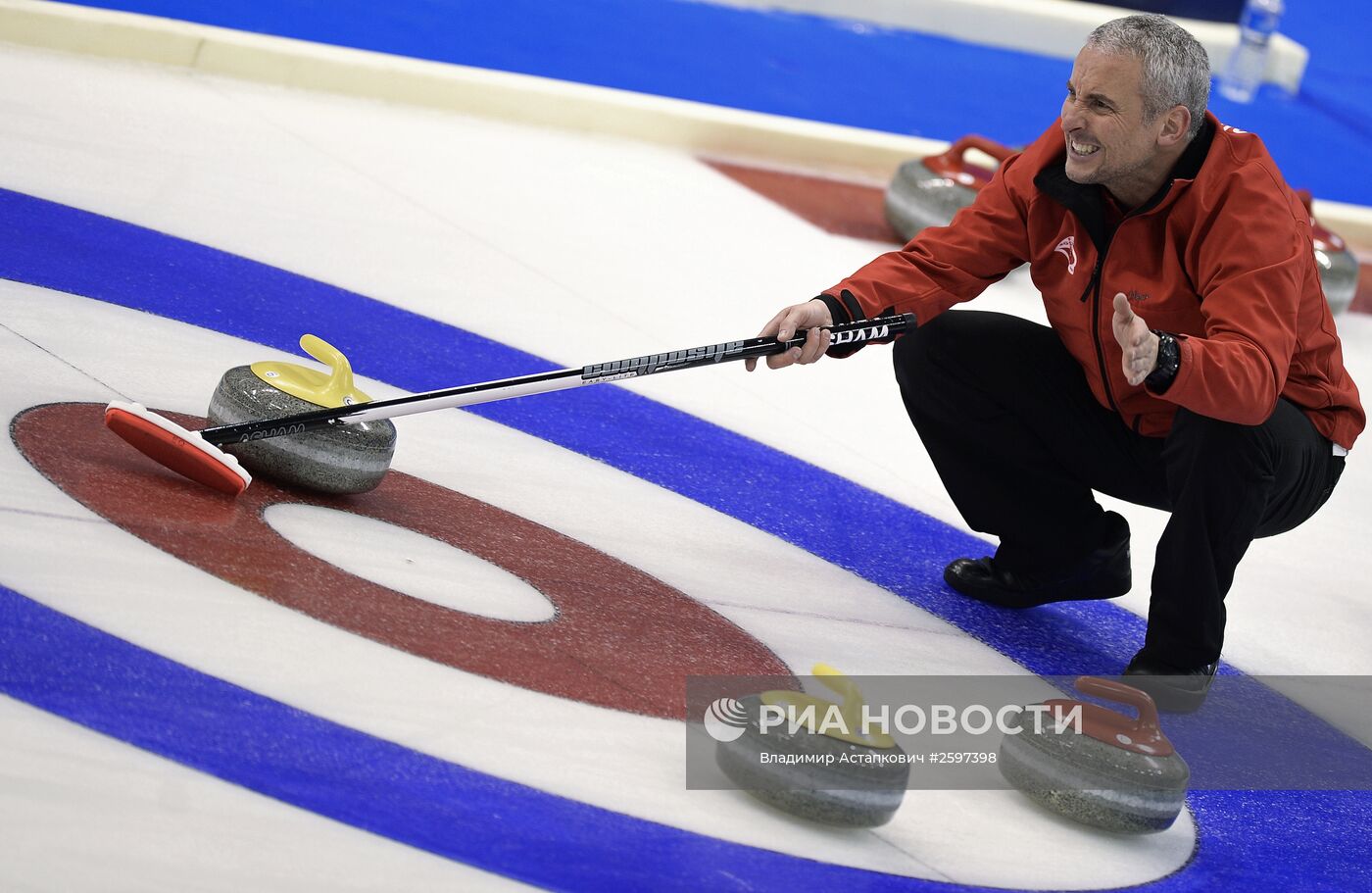 Сурдлимпиада 2015. Керлинг. Мужчины. Матч Швейцария – Россия